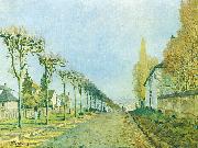 Alfred Sisley Weg der Maschine oil